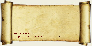 Anđela Ljoskić vizit kartica